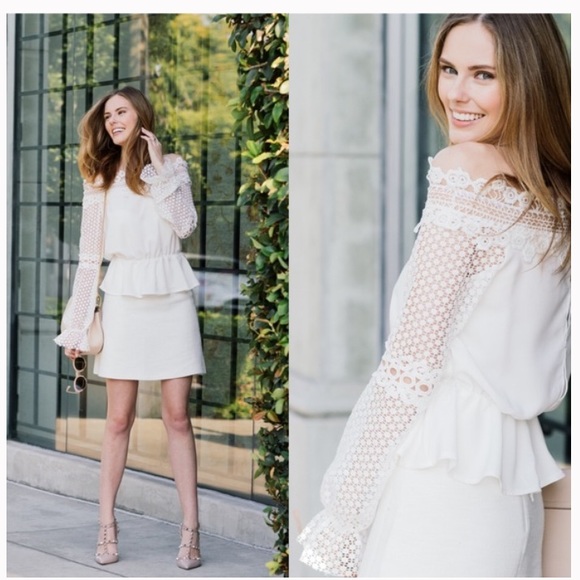 NWT || Style Mafia || Crochet Off-Shoulder Top - Picture 7 of 8